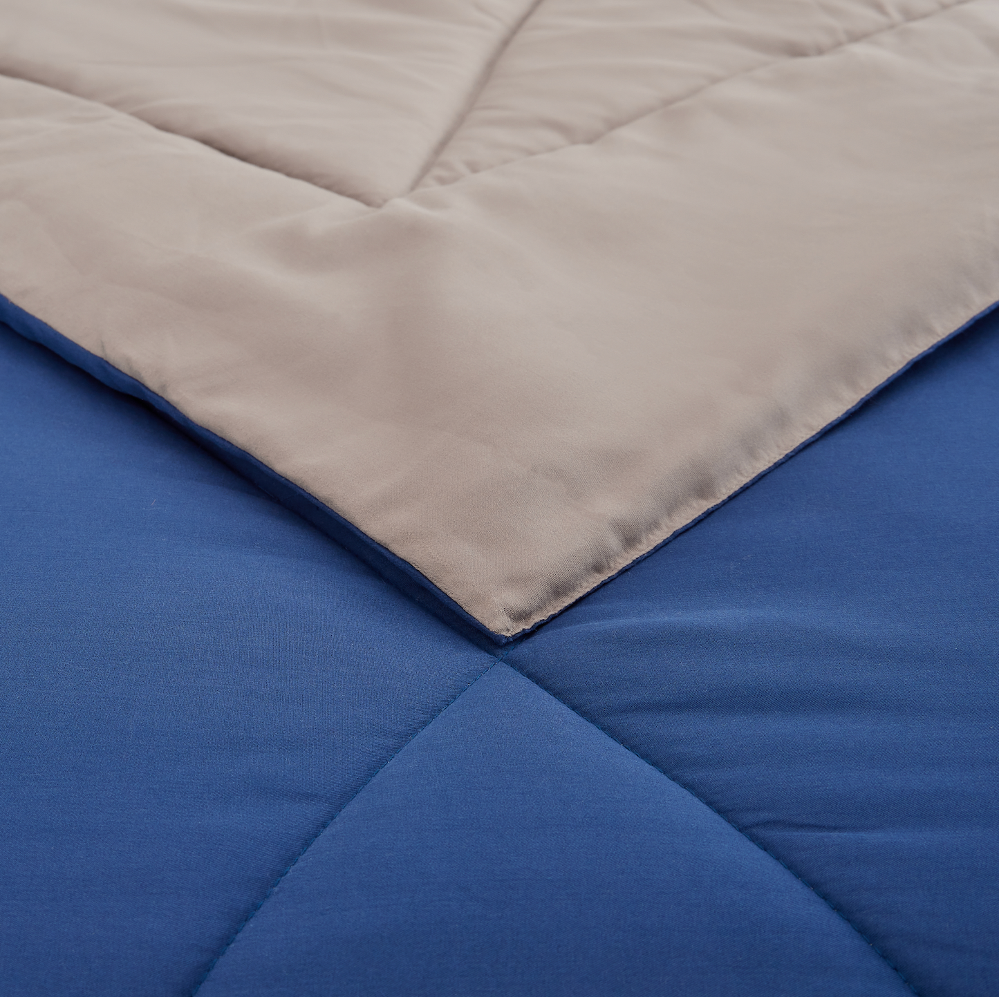 Premium All - Weather comforter (Navy Blue + Steel grey)