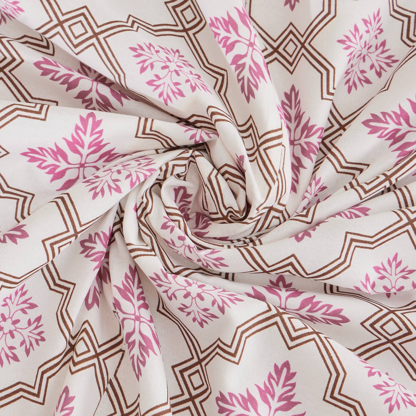 Luxeblend Poly Cotton Dohar- Pink